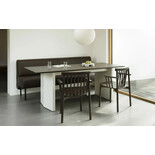 Normann Copenhagen Beistelltischplatte 90x200cm creme/dunkelbraun Normann Copenhagen Beistelltischplatte 90x200cm creme/dunkelbraun