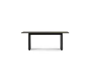 Normann Copenhagen Table à panneaux 90x200cm noir/marron foncé Normann Copenhagen Table à panneaux 90x200cm noir/marron foncé