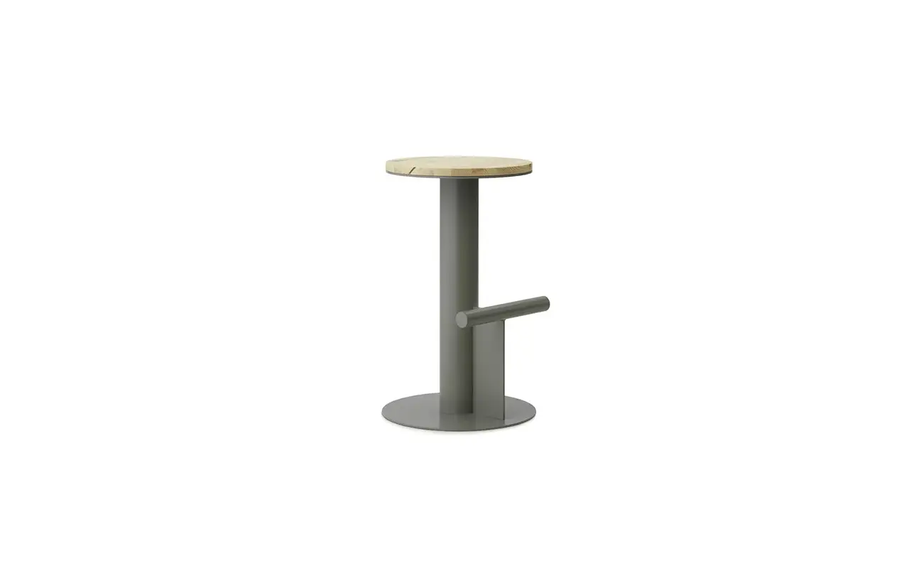Normann Copenhagen Barstol 65 cm furu/grå Normann Copenhagen Barstol 65 cm furu/grå