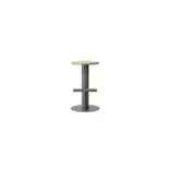 Normann Copenhagen Taburete de bar con barra de 65 cm, pino/gris Normann Copenhagen Taburete de bar con barra de 65 cm, pino/gris