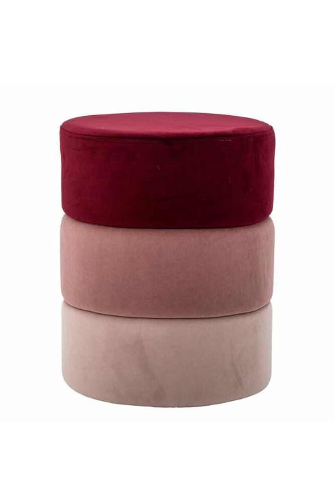 Bloomingville Bilbao poef roze Bloomingville Bilbao poef roze