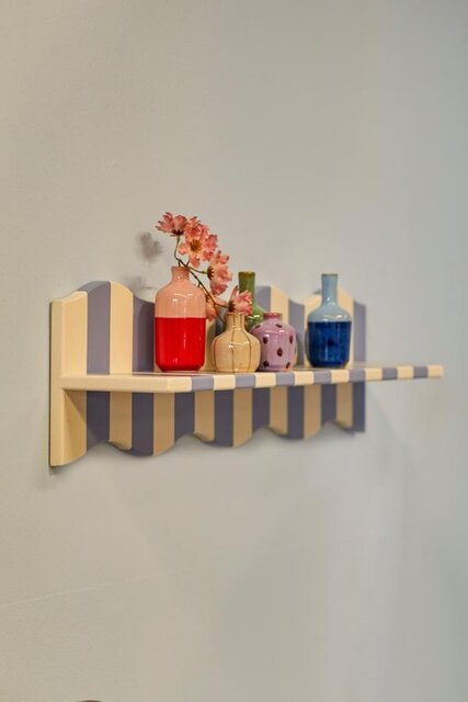 Bloomingville Bubbi wandplank blauw Bloomingville Bubbi wandplank blauw