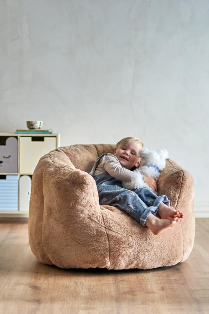 Bloomingville Mini Kari loungestoel bruin
