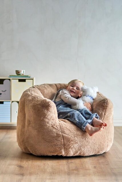 Bloomingville Mini Kari loungestoel bruin