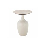 Bloomingville Mesita auxiliar Lecco color beige Bloomingville Mesita auxiliar Lecco color beige