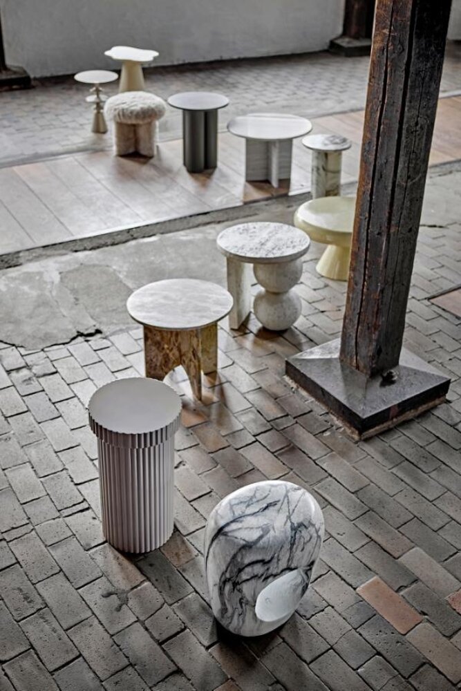 Bloomingville Timi bijzettafel grijs Bloomingville Timi bijzettafel grijs