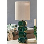 Bloomingville Lampada da tavolo Brady verde