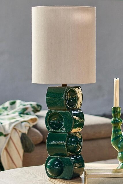 Bloomingville Brady bordlampe grøn
