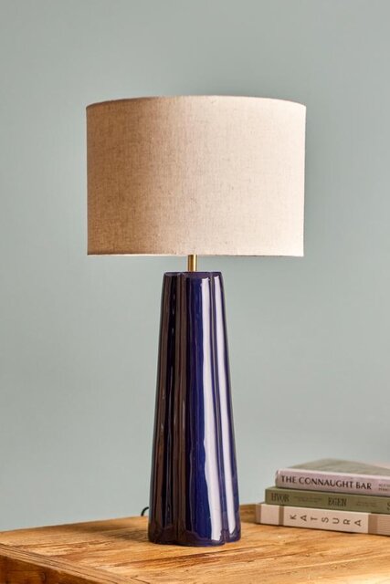 Bloomingville Cornelie tafellamp blauw Bloomingville Cornelie tafellamp blauw