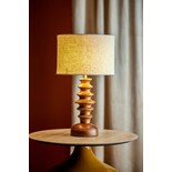 Bloomingville Lampe de table Elinora marron Bloomingville Lampe de table Elinora marron