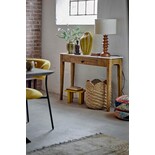 Bloomingville Lámpara de mesa Elinora marrón