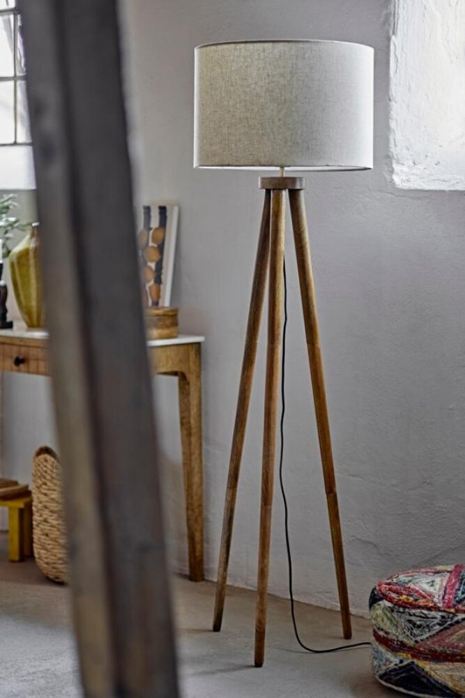 Bloomingville Etienne floor lamp brown Bloomingville Etienne floor lamp brown