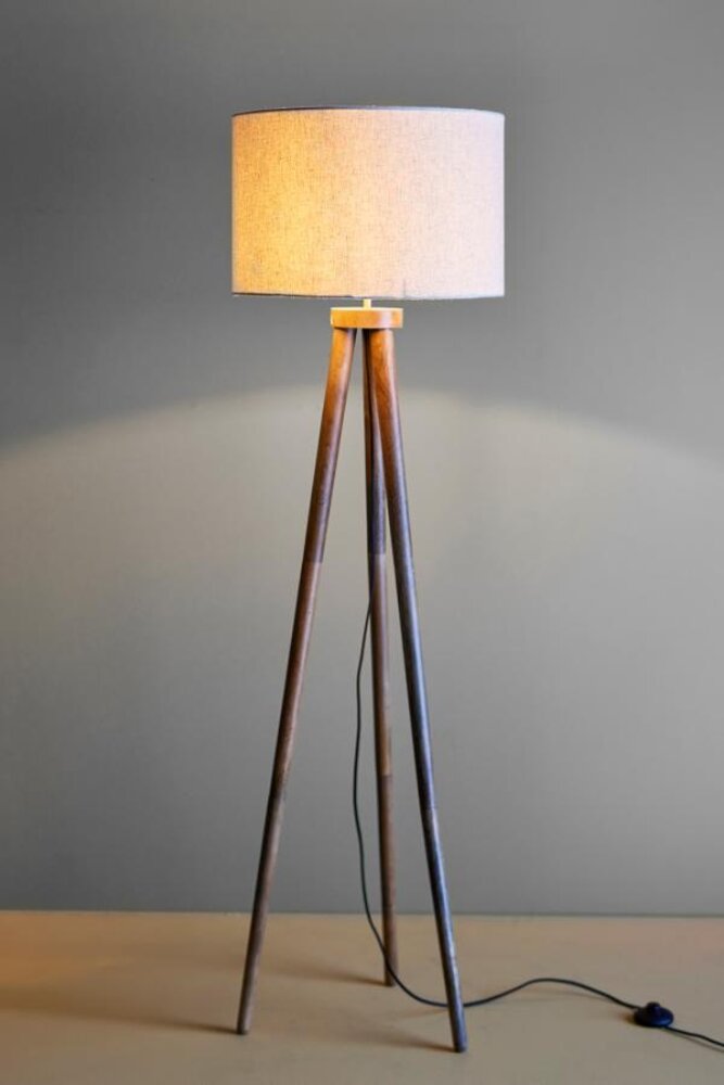 Bloomingville Etienne gulvlampe brun