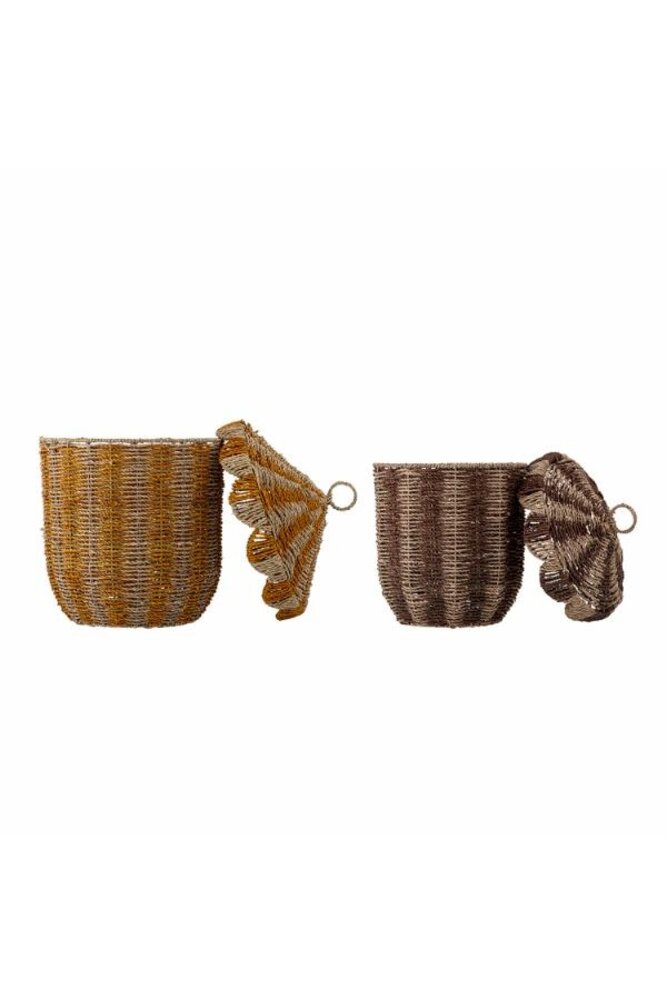 Bloomingville Mini Set cestini Cikkeline da 2 pezzi