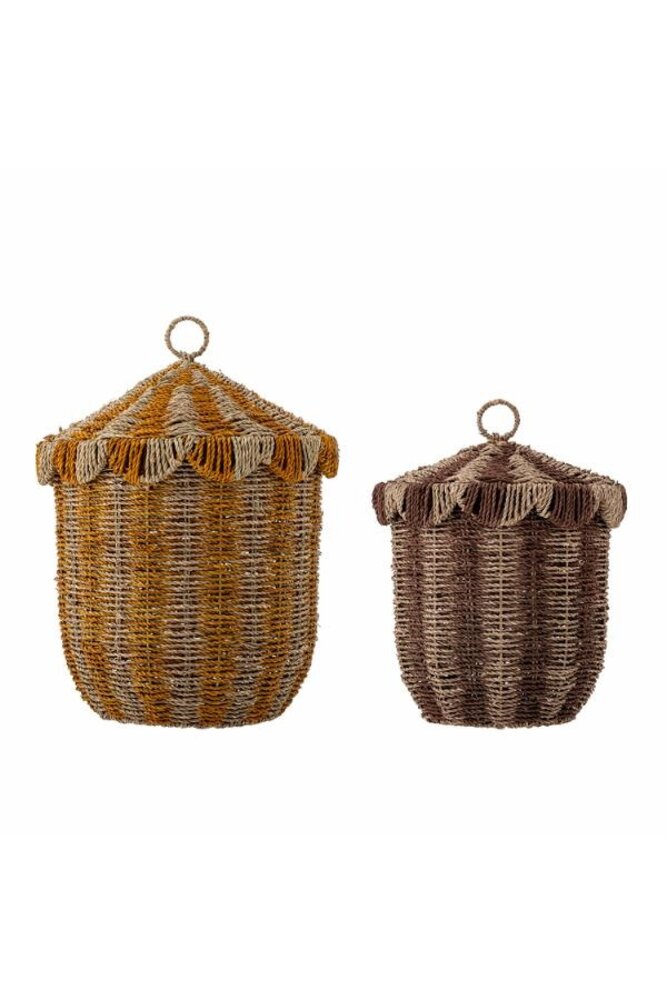 Bloomingville Mini Set cestini Cikkeline da 2 pezzi