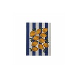 Bloomingville Illustrazione di limone con cornice 30x40 cm