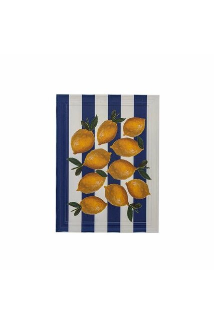 Bloomingville Illustration de citron avec cadre 30x40cm