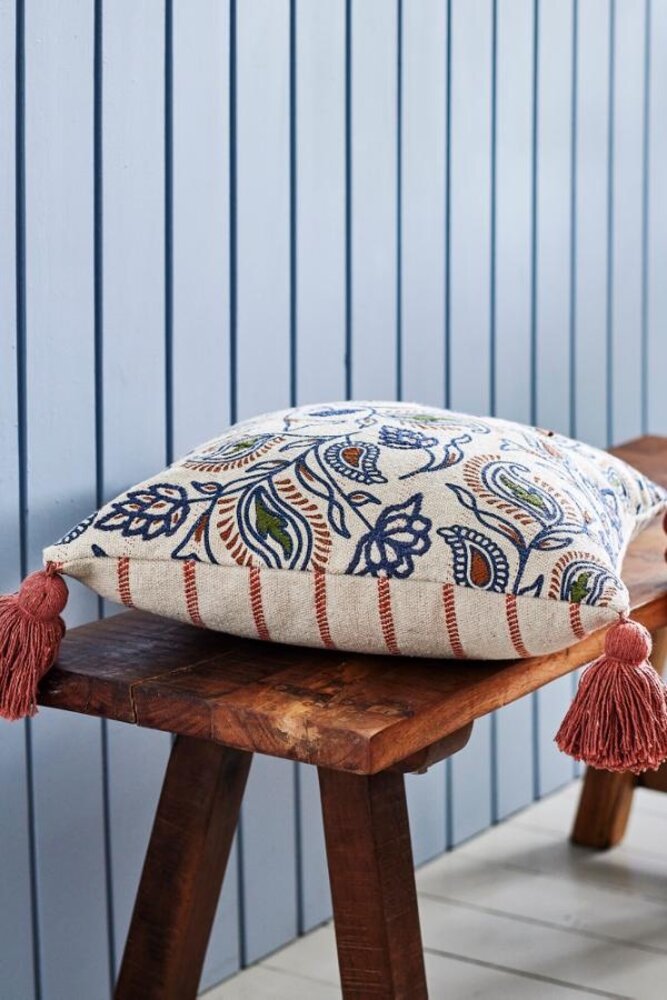 Bloomingville Paisley pillow