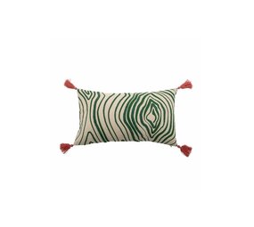 Bloomingville Coussin vert Woodsby