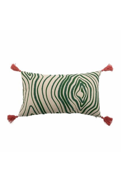 Bloomingville Cuscino Woodsby verde