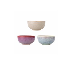 Bloomingville Ensemble de 3 bols roses Addison