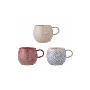 Bloomingville Addison muggar rosa set om 3
