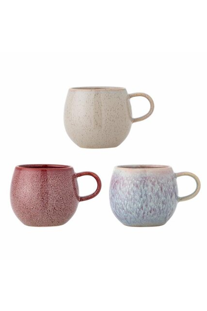 Bloomingville Addison krus rosa sett med 3