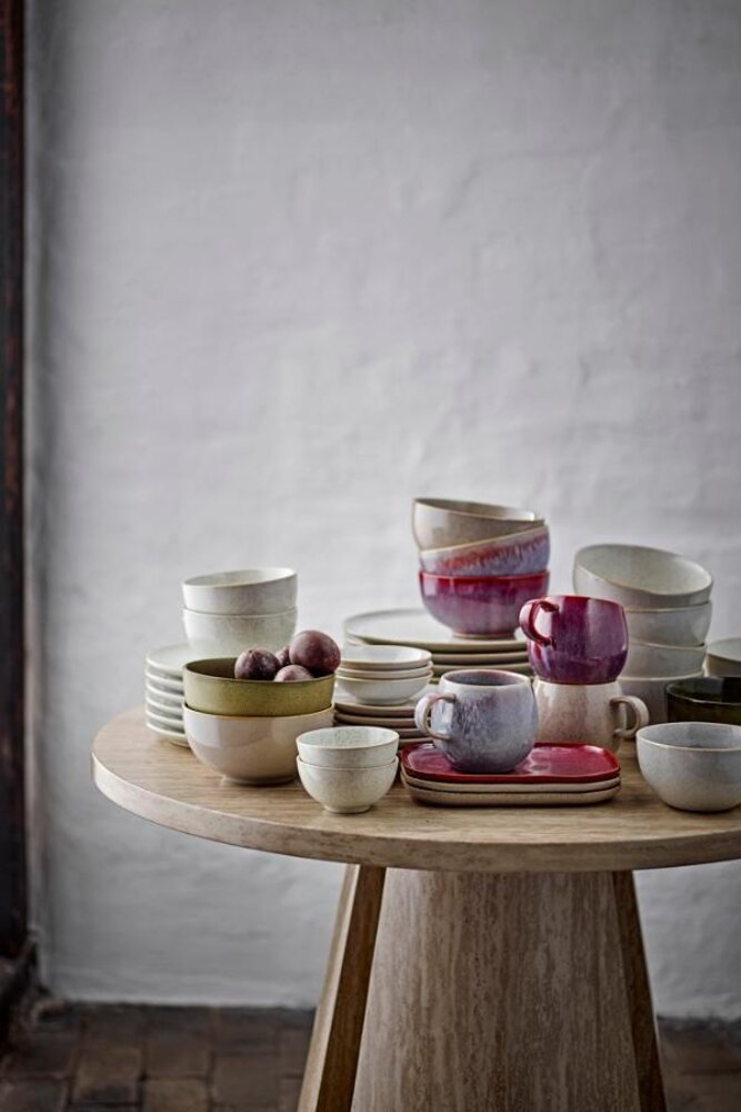 Bloomingville Addison borden roze set van 3 stuks