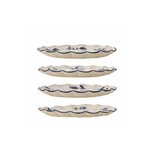 Bloomingville Eimy borden blauw set van 4 stuks