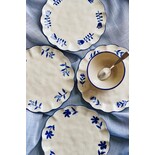 Bloomingville Eimy borden blauw set van 4 stuks