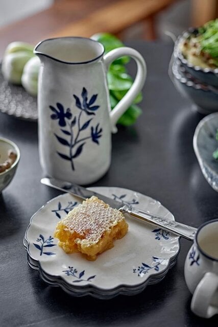 Bloomingville Eimy borden blauw set van 4 stuks