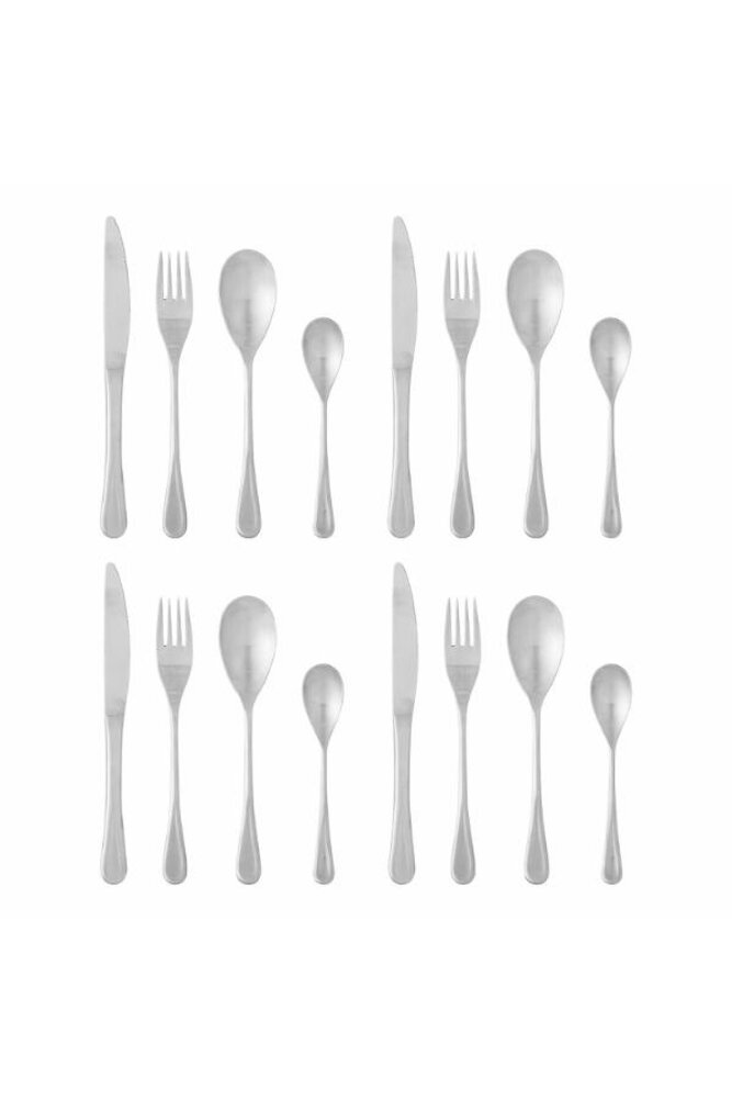 Bloomingville Elvera silver cutlery set of 16 pieces Bloomingville Elvera silver cutlery set of 16 pieces