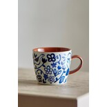 Bloomingville Figuria mokken blauw set van 4 stuks