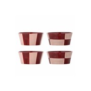 Bloomingville Set di 4 ciotole Floki rosa Bloomingville Set di 4 ciotole Floki rosa
