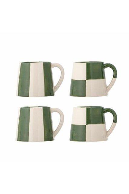 Bloomingville Floki-Becher, grün, 4er-Set Bloomingville Floki-Becher, grün, 4er-Set
