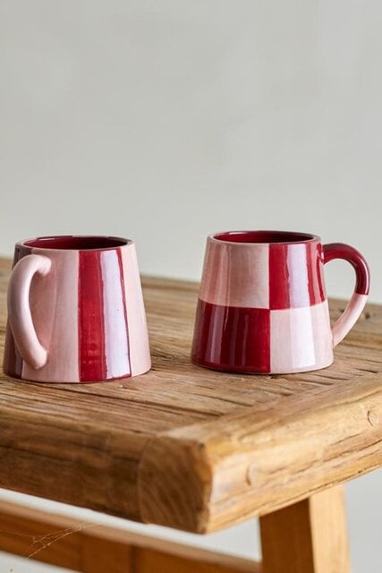 Bloomingville Floki mokken roze set van 4 stuks