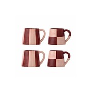 Bloomingville Floki pink mugs set of 4 Bloomingville Floki pink mugs set of 4