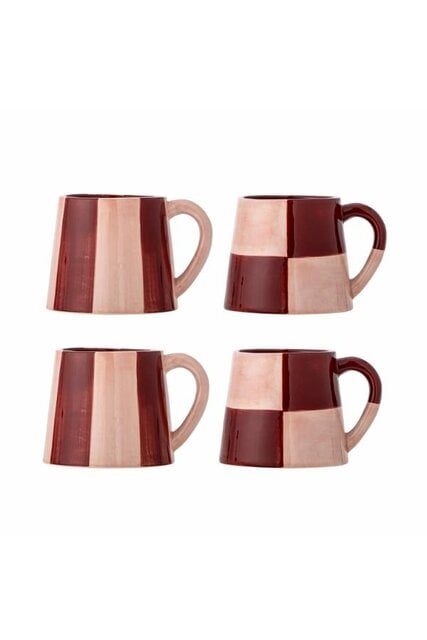 Bloomingville Floki rosa Becher, 4er-Set Bloomingville Floki rosa Becher, 4er-Set