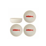 Bloomingville Ich hatte ein 4-teiliges Set roter Schüsseln. Bloomingville Ich hatte ein 4-teiliges Set roter Schüsseln.