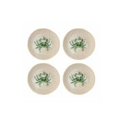 Bloomingville Hatte ein 4-teiliges Set grüner Teller. Bloomingville Hatte ein 4-teiliges Set grüner Teller.