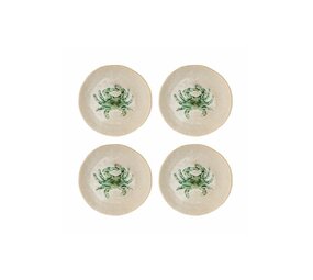 Bloomingville Hadden borden groen set van 4 stuks Bloomingville Hadden borden groen set van 4 stuks