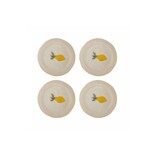 Bloomingville Hadden borden geel set van 4 stuks Bloomingville Hadden borden geel set van 4 stuks