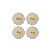Bloomingville Ich hatte ein 4-teiliges Set gelber Teller. Bloomingville Ich hatte ein 4-teiliges Set gelber Teller.