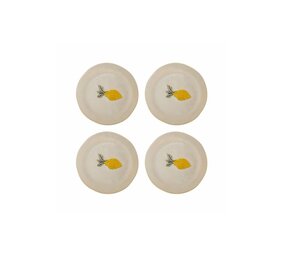 Bloomingville J'avais un ensemble de 4 assiettes jaunes.