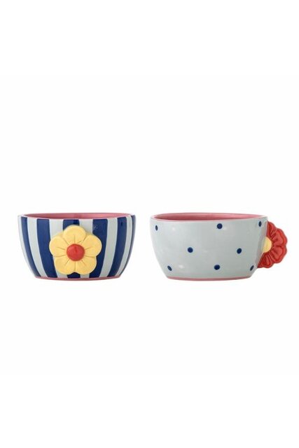 Bloomingville Ensemble de 2 bols Haisy bleus Bloomingville Ensemble de 2 bols Haisy bleus