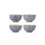 Bloomingville Bols Karine bleus, lot de 4 Bloomingville Bols Karine bleus, lot de 4