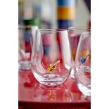 Bloomingville Misa drinkglazen birds set van 4 stuks Bloomingville Misa drinkglazen birds set van 4 stuks