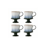 Bloomingville Juego de 4 tazas Odile azules Bloomingville Juego de 4 tazas Odile azules