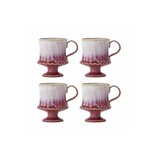 Bloomingville Juego de 4 tazas rosas Odile Bloomingville Juego de 4 tazas rosas Odile