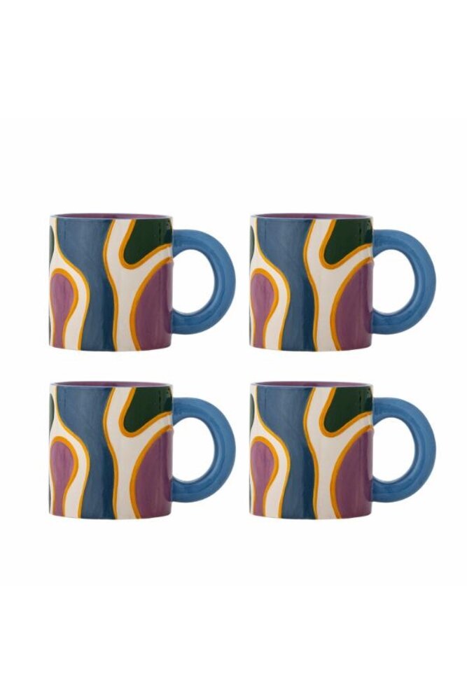 Bloomingville Salacia mokken set van 4 stuks Bloomingville Salacia mokken set van 4 stuks